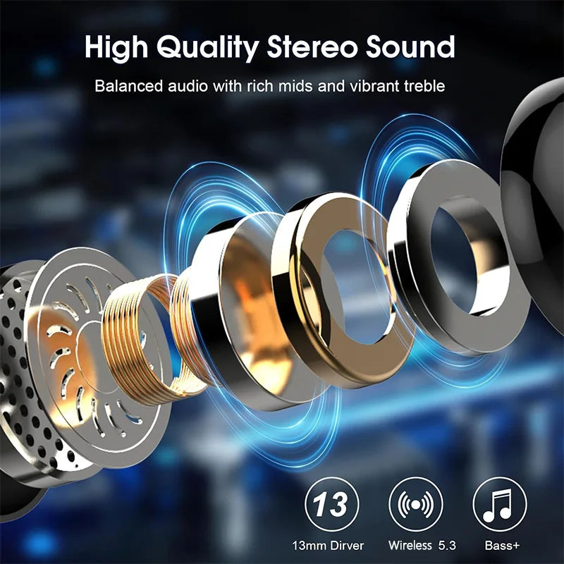 Kuizil T6 Wireless Bluetooth Earbuds With Active Noise Cancellation