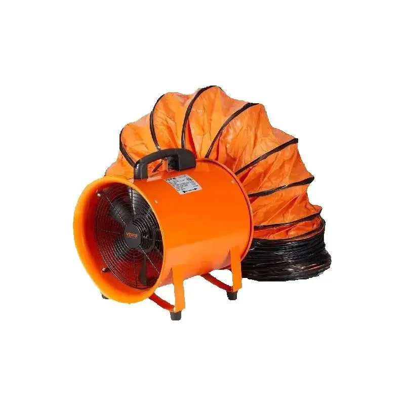 SucceBuy Industrial Exhaust Fan With Ventilation Duct Hose