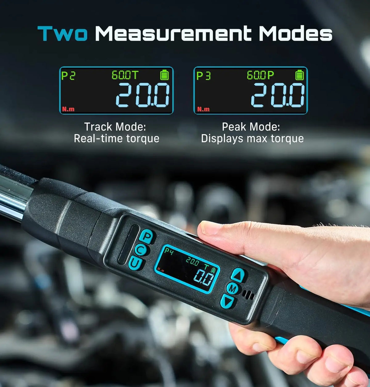Seesii Digital Torque Wrench With LCD Display And Dual Alerts