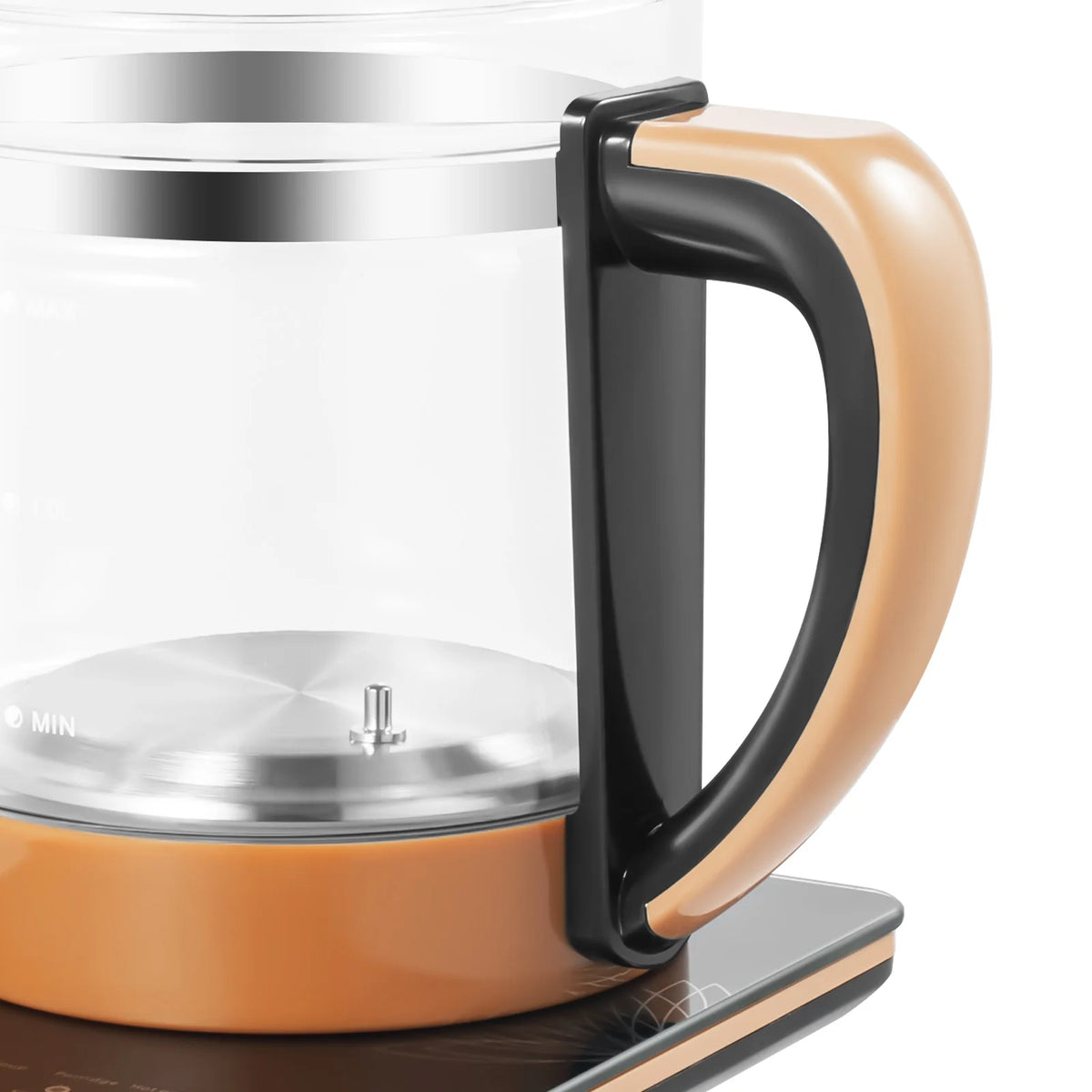 Multifunctional Electric Glass Kettle With Tea Infuser And Steamer