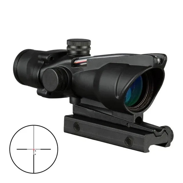 Bestsight Tactical Rifle Scope With Illuminated Red Dot