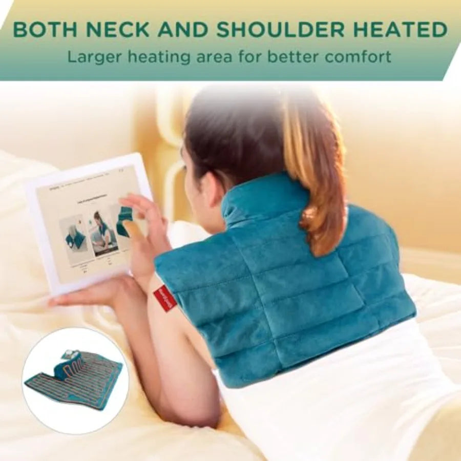 Weighted Electric Heating Pad For Neck Shoulder And Back