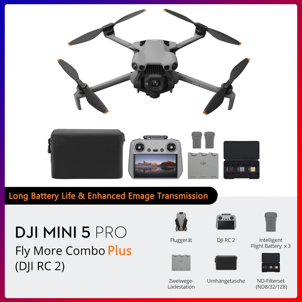 DJI Camera Drone With 4K Video And Obstacle Sensing