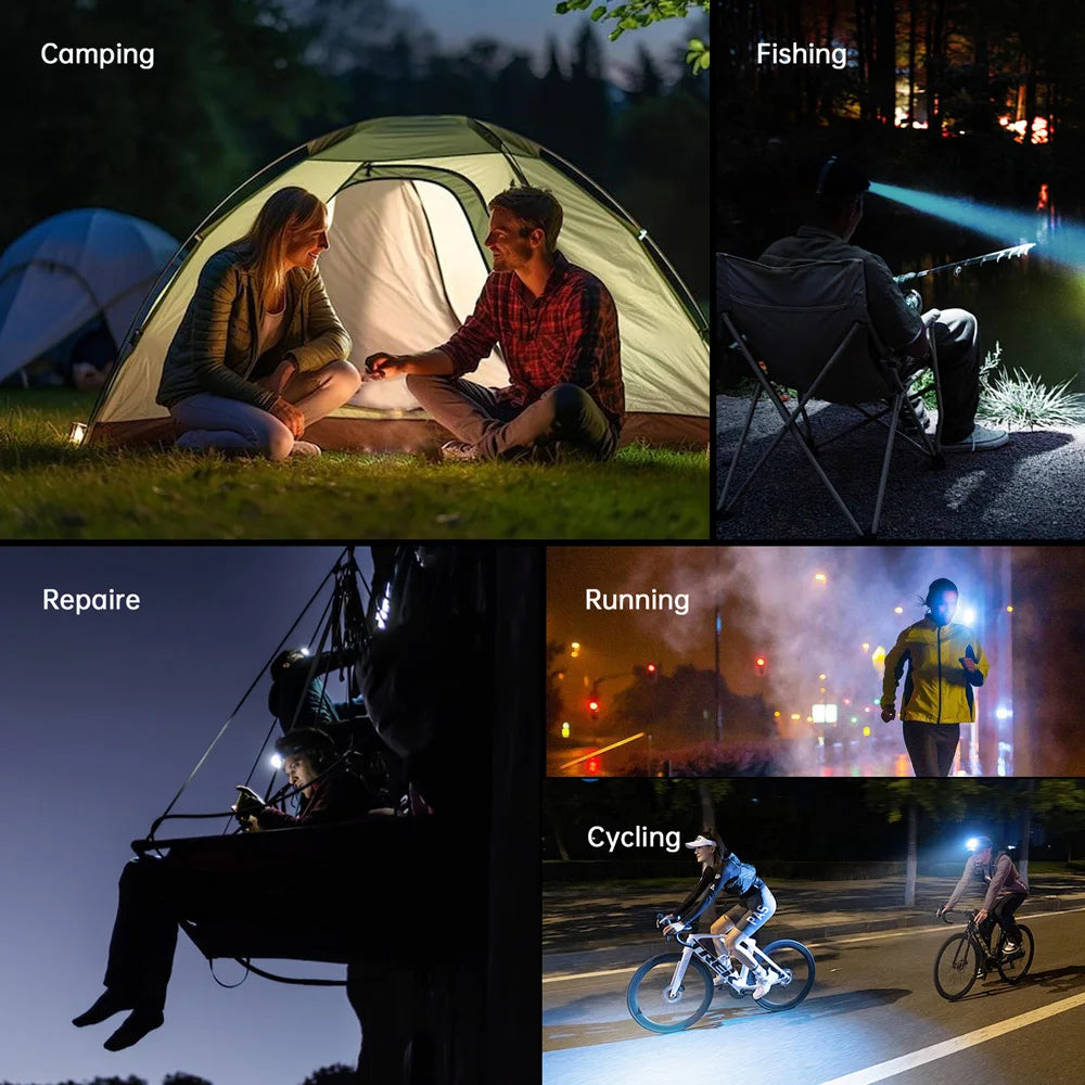 Sofirn HS42 USB C Rechargeable Headlamp With Magnetic Mount