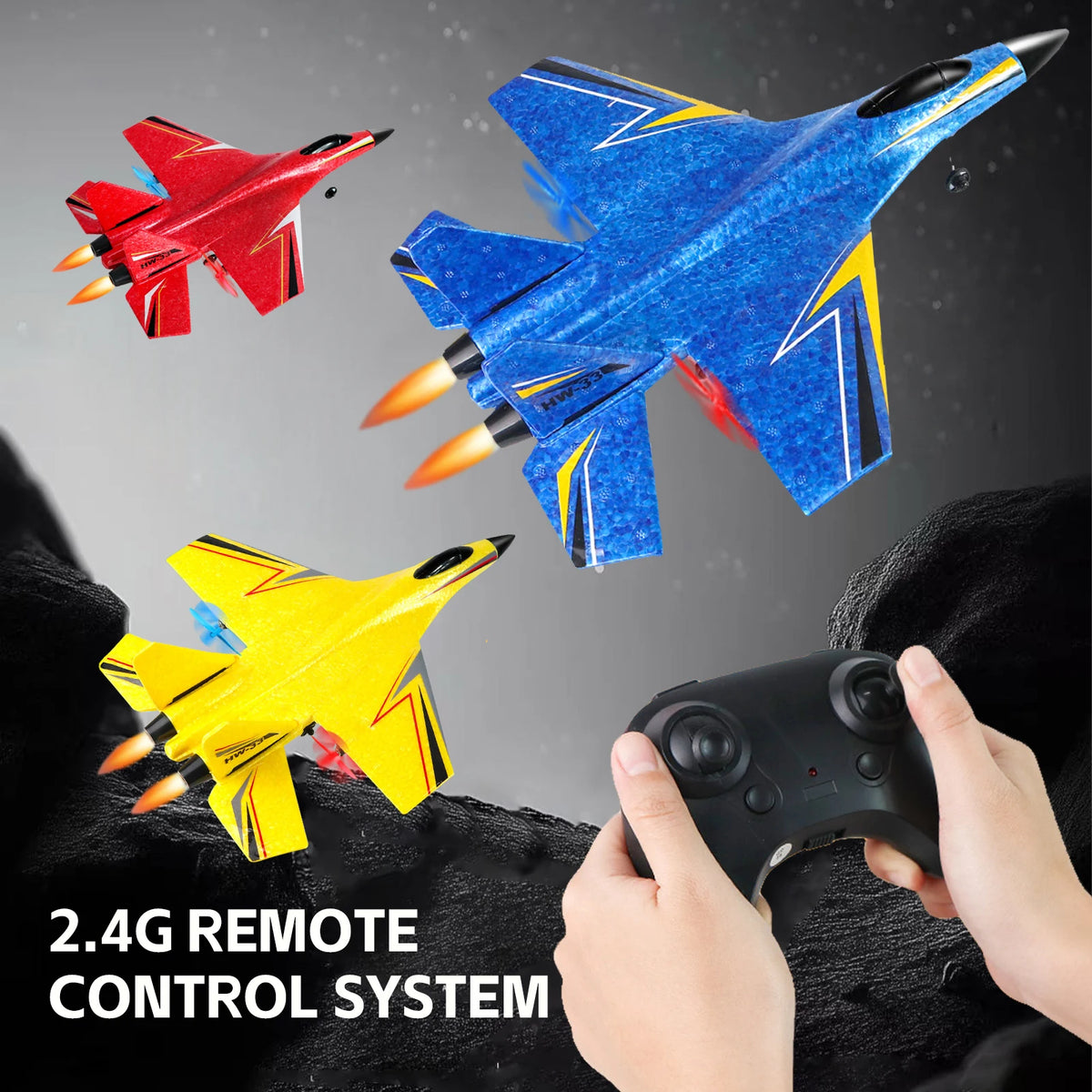 HW33 Fighter Jet Toy With 6 Axis Gyroscope Remote Control