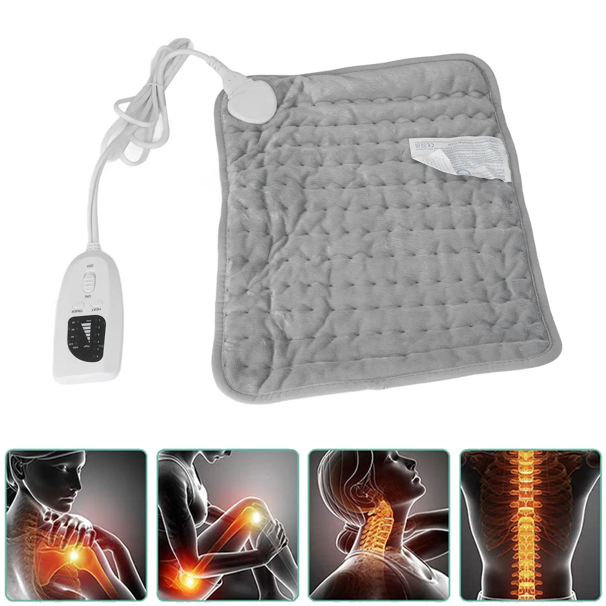 Electric Heating Pad With Smart Timer And Fast Even Heating