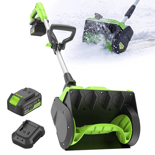 Deli 21V Cordless Snow Blower With Adjustable Directional Plate
