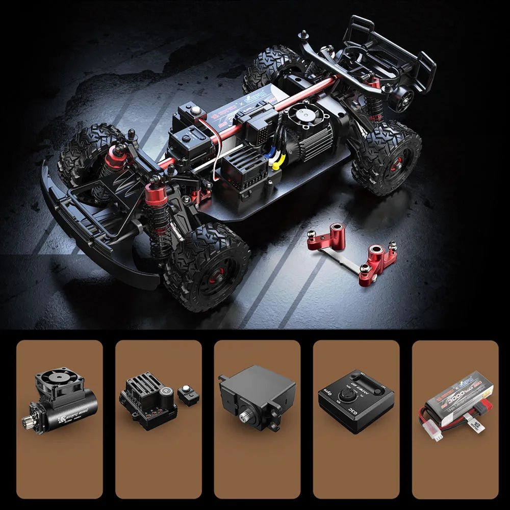 HYPER GO Brushless 4WD Remote Control Off Road Racing Truck