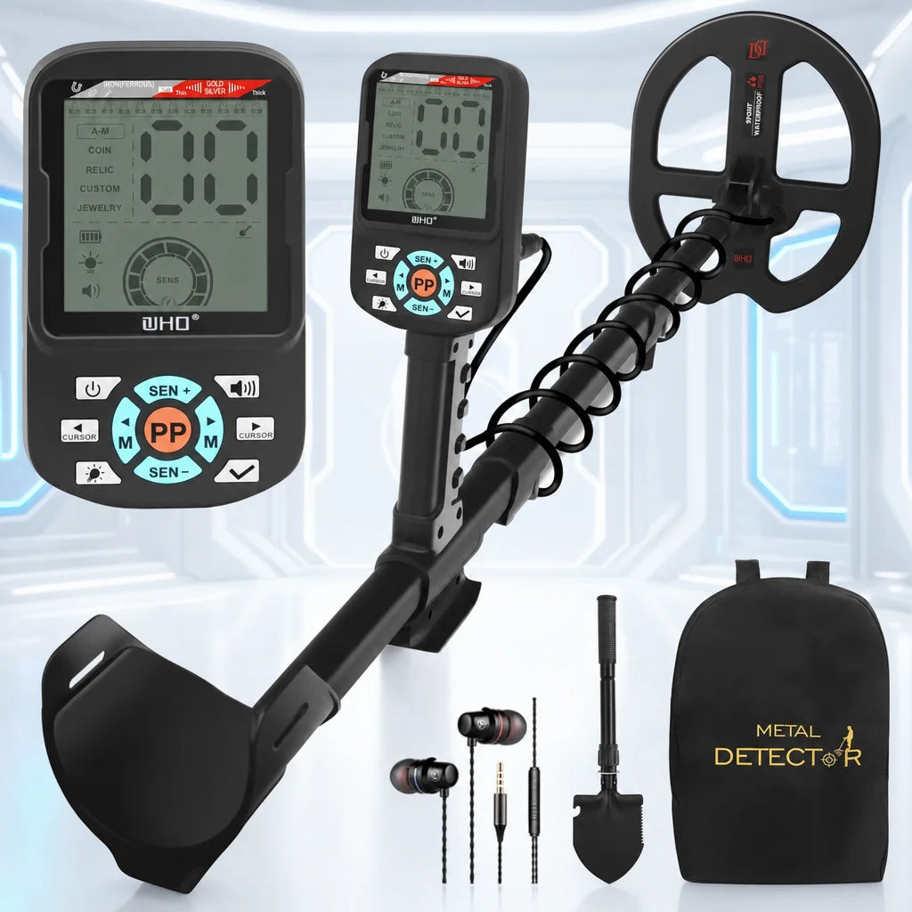 DIHO H30 Professional Rechargeable Metal Detector With Waterproof Coil