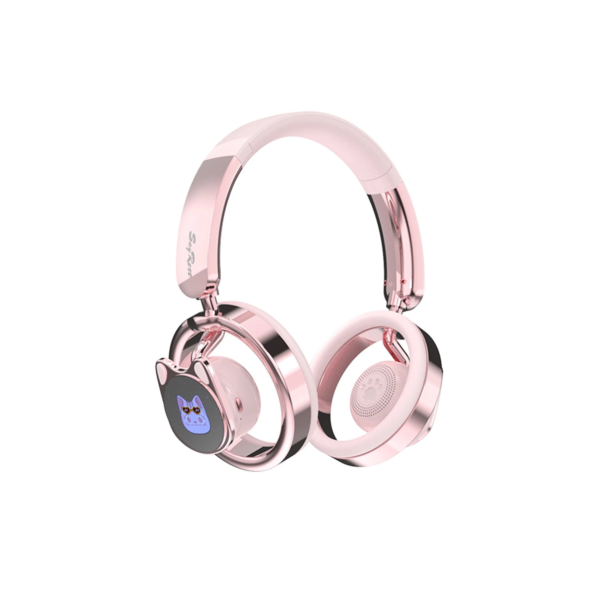 SayRose Cat Ear Open Back Bluetooth Wireless Headphones \