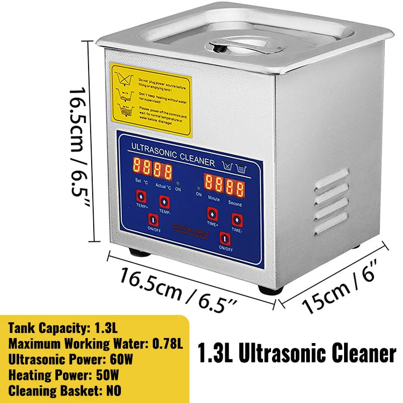 SucceBuy Portable Ultrasonic Cleaner For Household Dishwashing