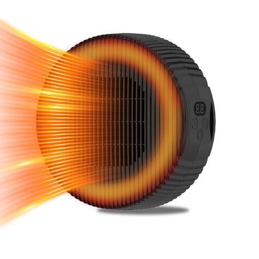 Portable Plug In Electric Space Heater With Timer And Thermostat