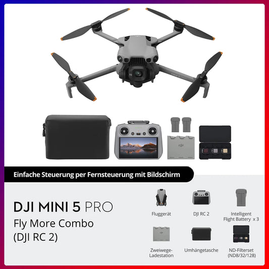 DJI Camera Drone With 4K Video And Obstacle Sensing