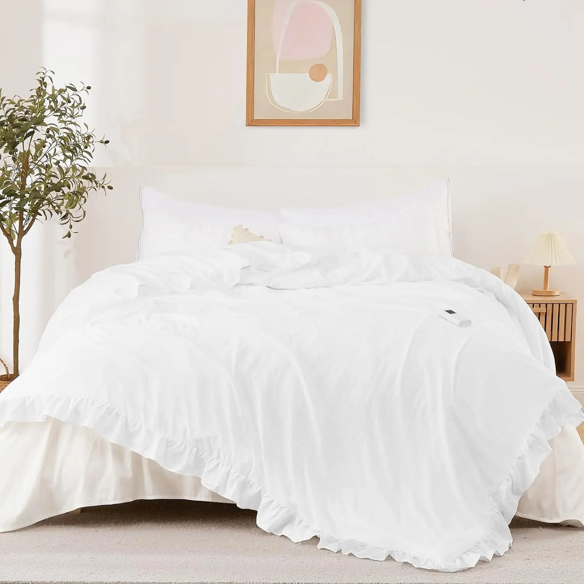 Garvee Electric Heating Blanket With Detachable Thermostat And Cover