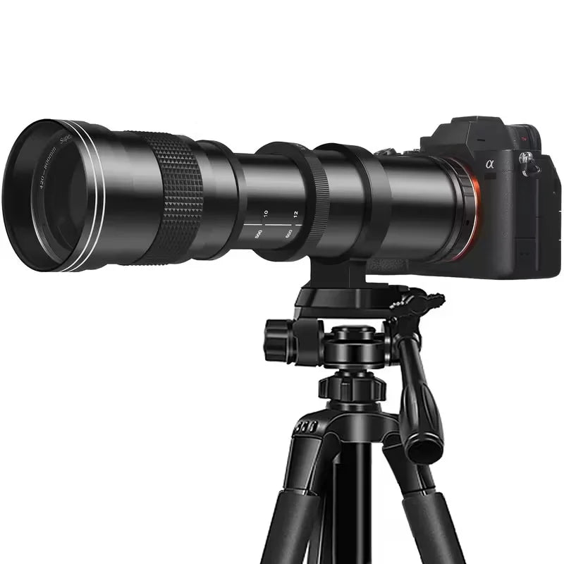 Professional Manual 420 To 800 Mm T Mount Camera Lens