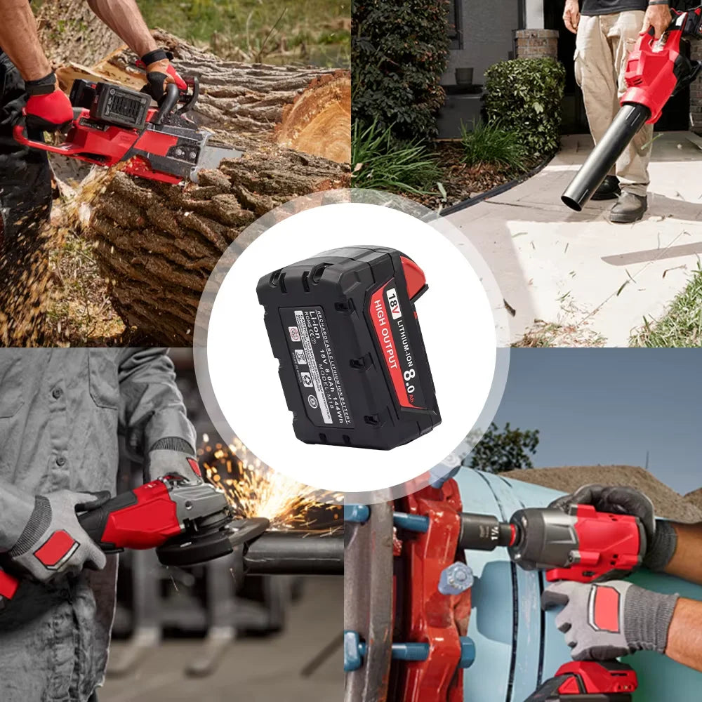 Milwaukee M18 Compatible Li-Ion Replacement Battery Pack For Power Tools