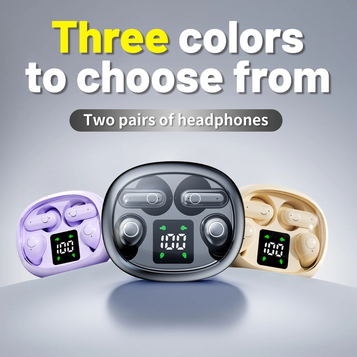 Insonixn Wireless Bluetooth Earbuds With Active Noise Cancellation
