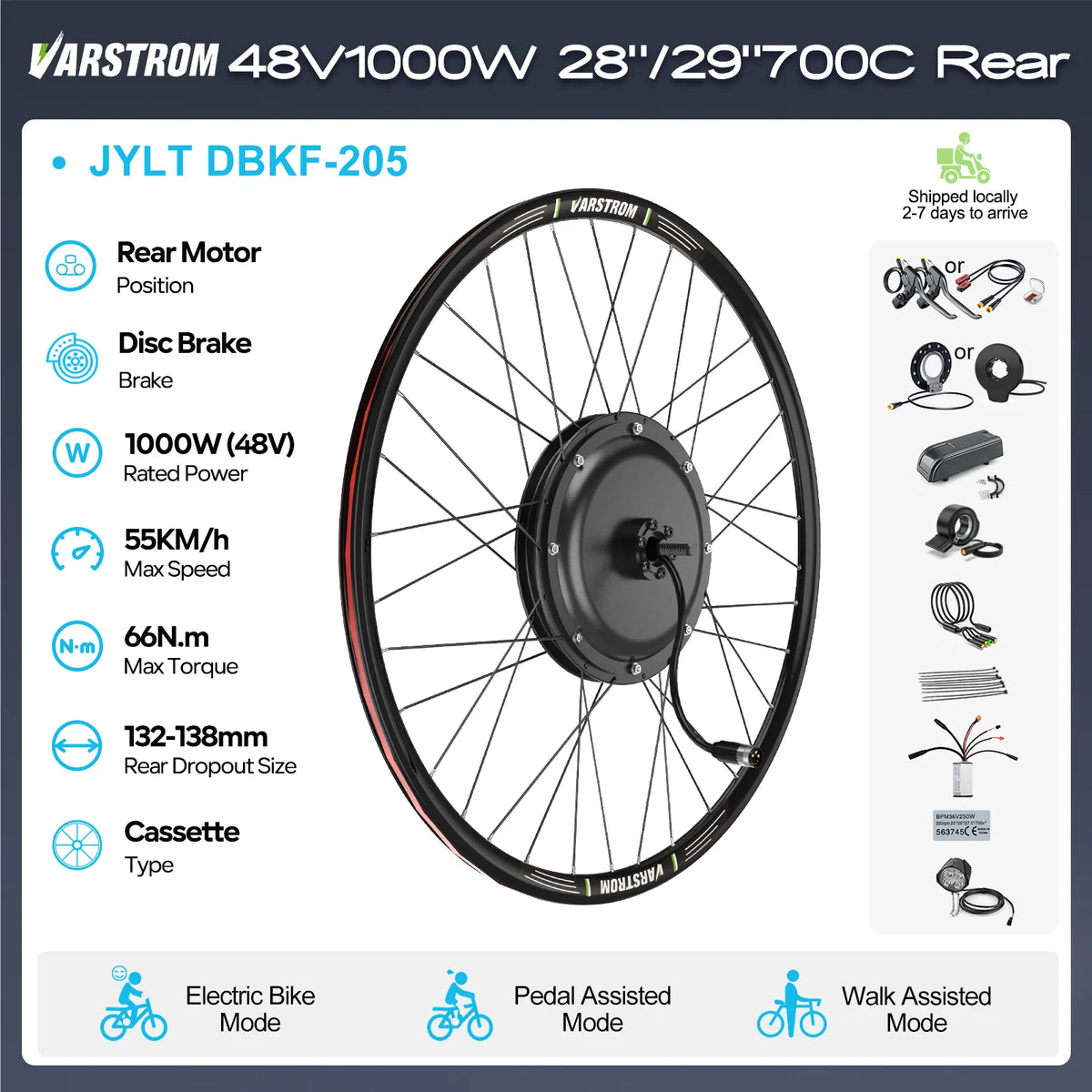 Bafang Brushless Rear Hub Motor For Cassette Wheel Drive