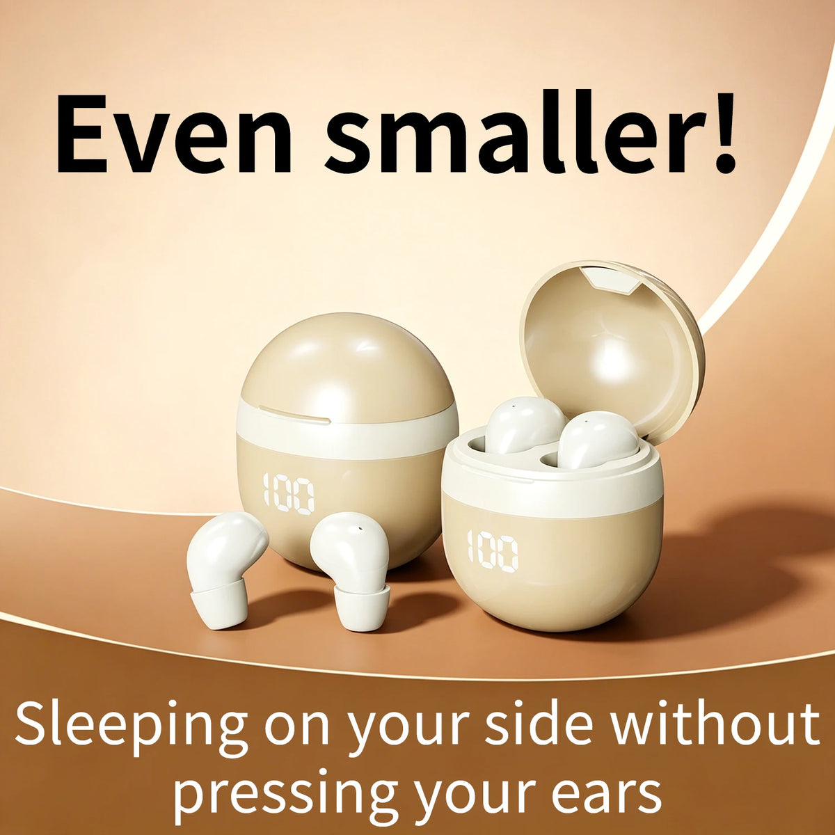 SHUKE Bluetooth Sleep Earbuds With Noise Cancellation And HiFi Sound