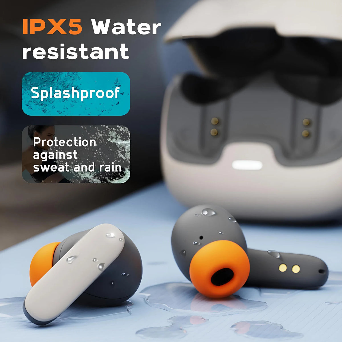 Sivir Wireless Earphones Bluetooth Noise Cancelling Touch Control