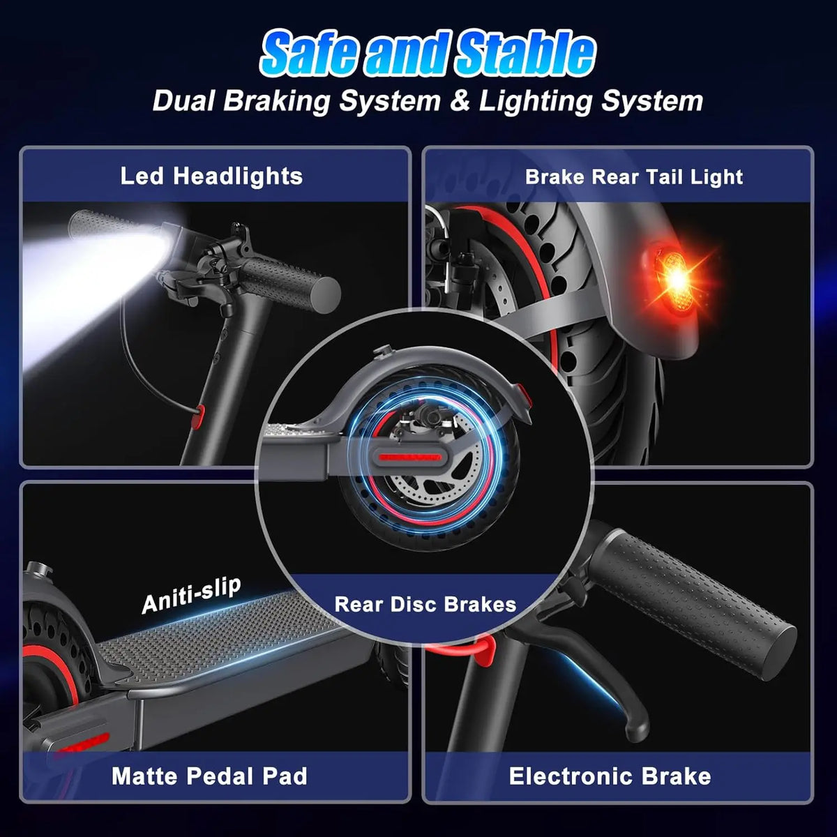 OBX Foldable Electric Scooter With App And Long Range Battery