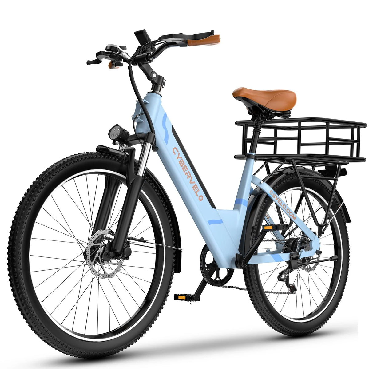 Cybervelo Urban Commute Electric Bike 1000W Peak Motor Detachable Battery