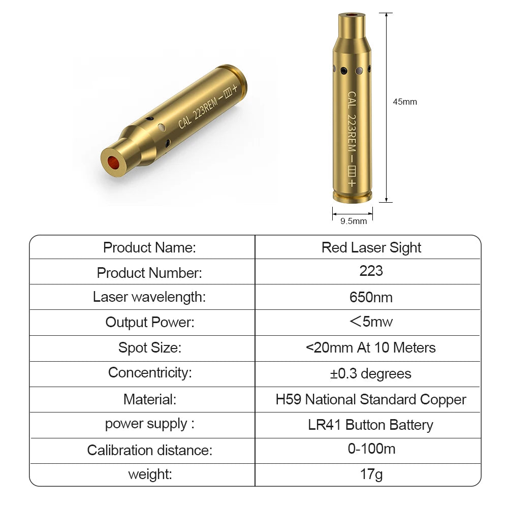 Professional Laser Bore Sighter For Rifles And Pistels