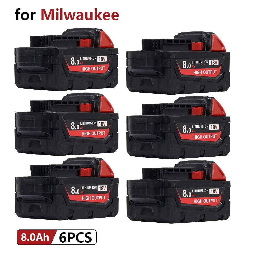 Replacement Battery Compatible With Milwaukee M18 Power Tools