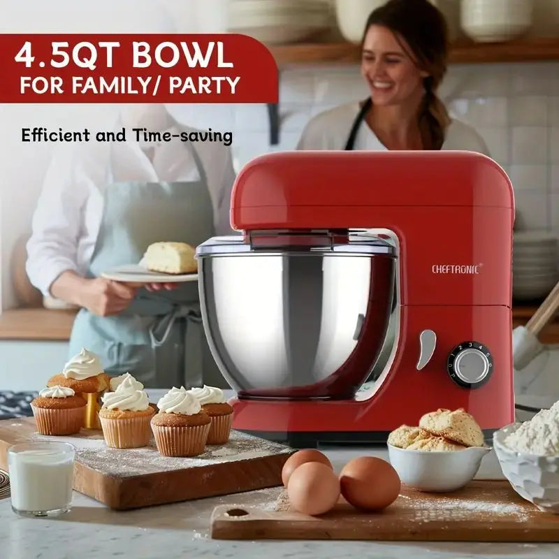 Tilt Head Electric Stand Mixer Includes Kitchen Baking Accessory Pack
