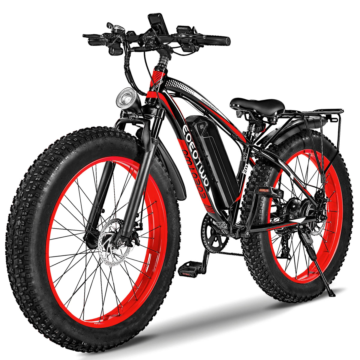EOEOTWO Electric Fat Tire Bike For Adults Smooth Riding Experience