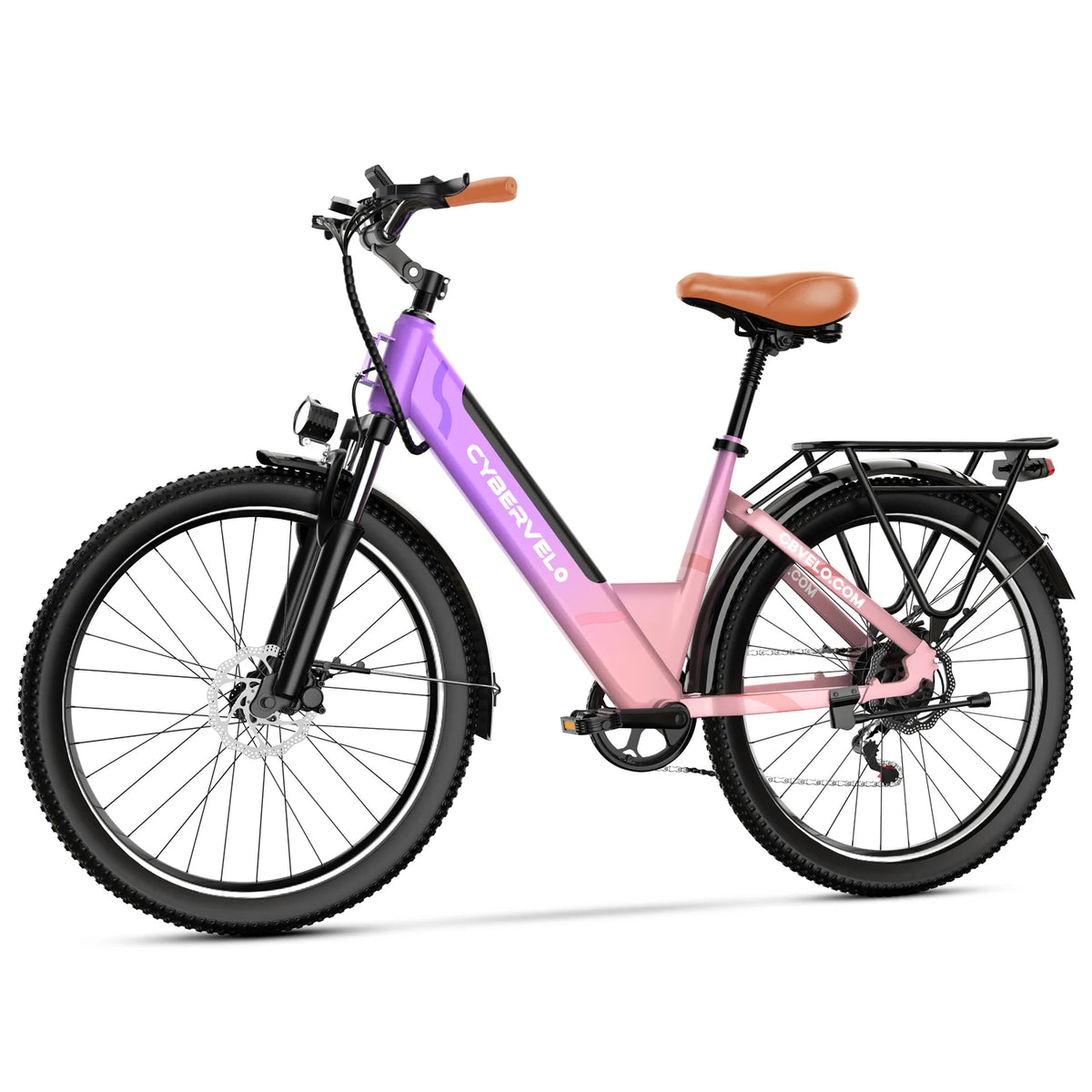 Cybervelo Urban Commute Electric Bike 1000W Peak Motor Detachable Battery