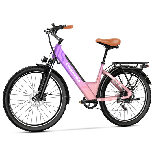 Cybervelo Urban Commute Electric Bike 1000W Peak Motor Detachable Battery
