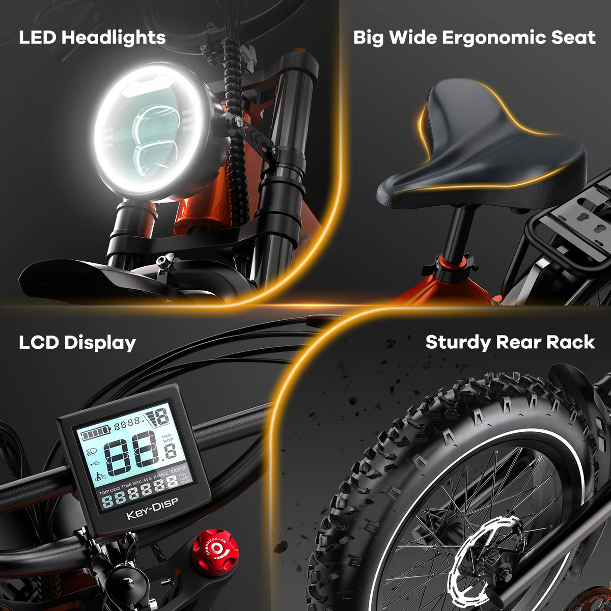 Cybervelo 2000W Foldable Fat Tire Ebike Built For Long Range Adventures