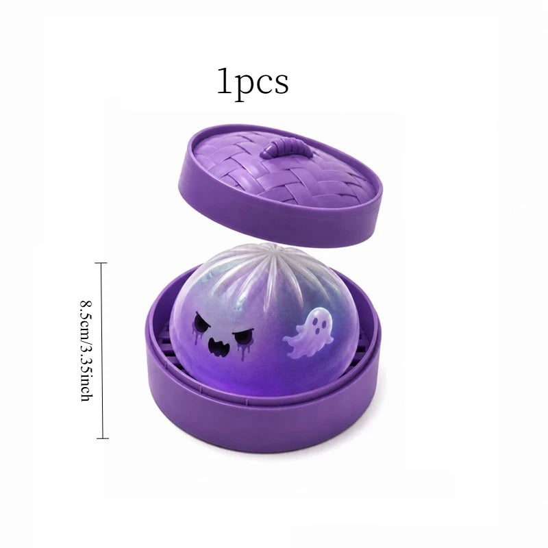 Halloween Ghost Dumpling Squishy Toy Slow Rebound Sensory Gift