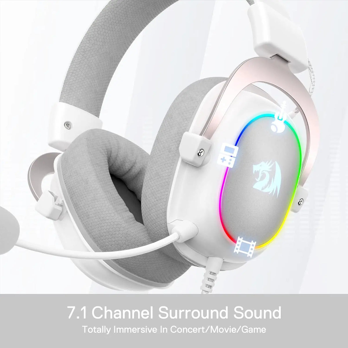Redragon H510 Zeus-X RGB Wired Gaming Headset With 7.1 Sound