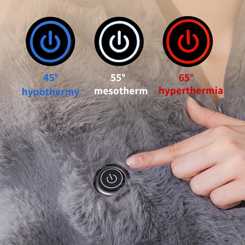 Portable USB Electric Flannel Throw With Three Temperature Settings