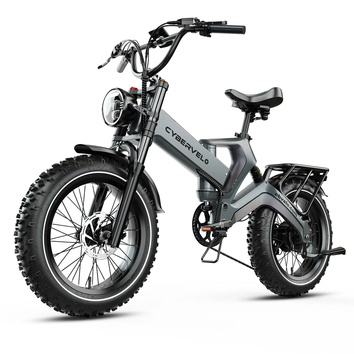 Cybervelo 2000W Foldable Fat Tire Ebike Built For Long Range Adventures