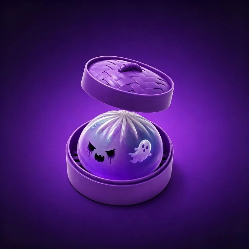 Halloween Ghost Dumpling Squishy Toy Slow Rebound Sensory Gift