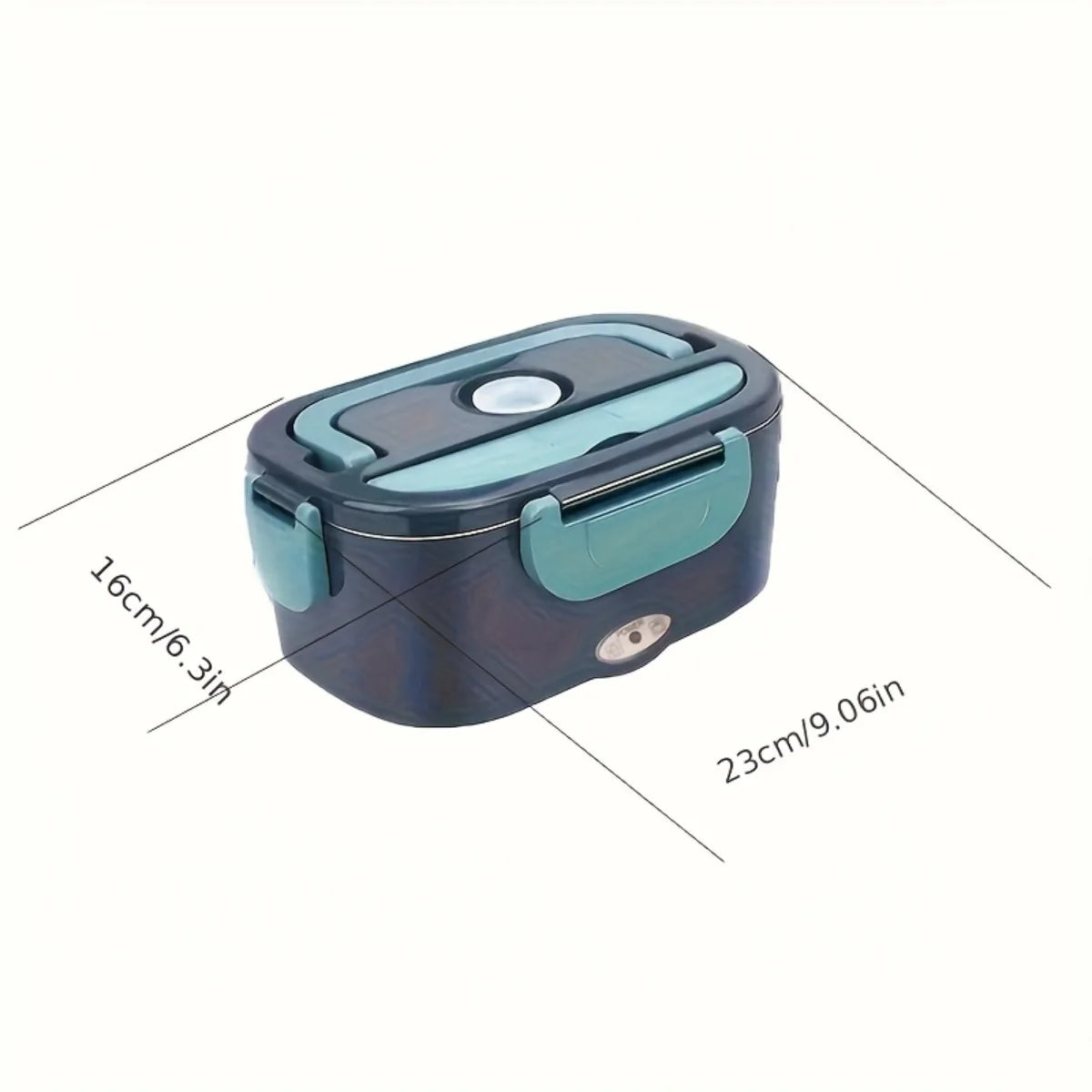 COBASPORT Portable Double Compartment Electric Lunch Box Food Heater