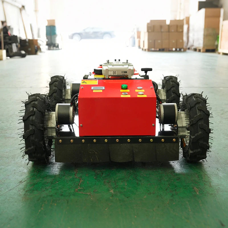 Self Powered Robotic Lawn Mower for Farm Garden Landscaping