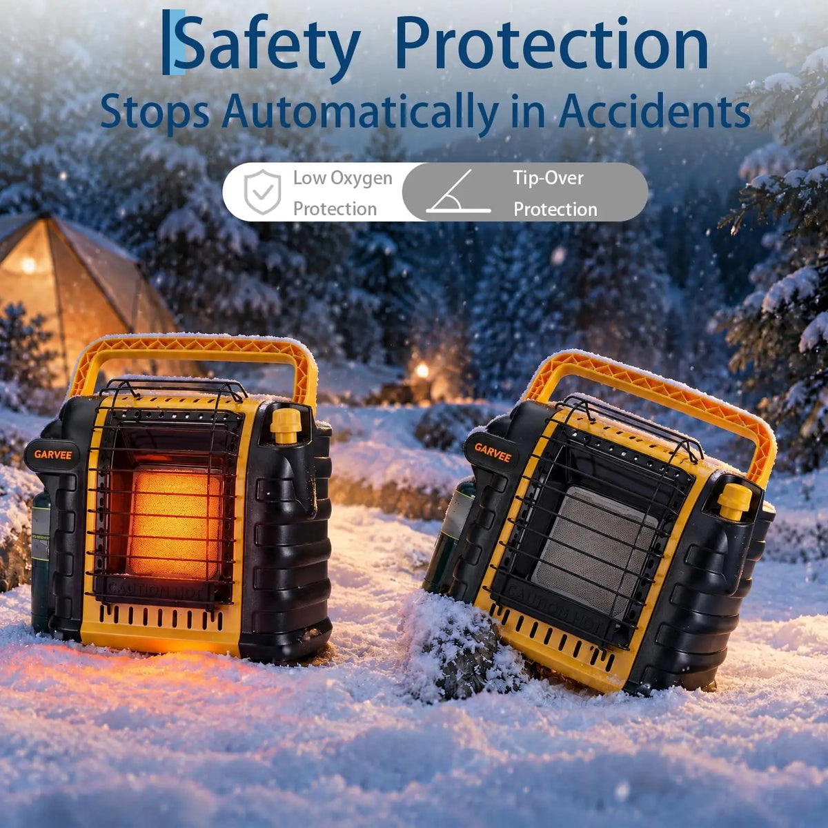 Anixol 9000 BTU Portable Propane Space Heater With Ods Protection